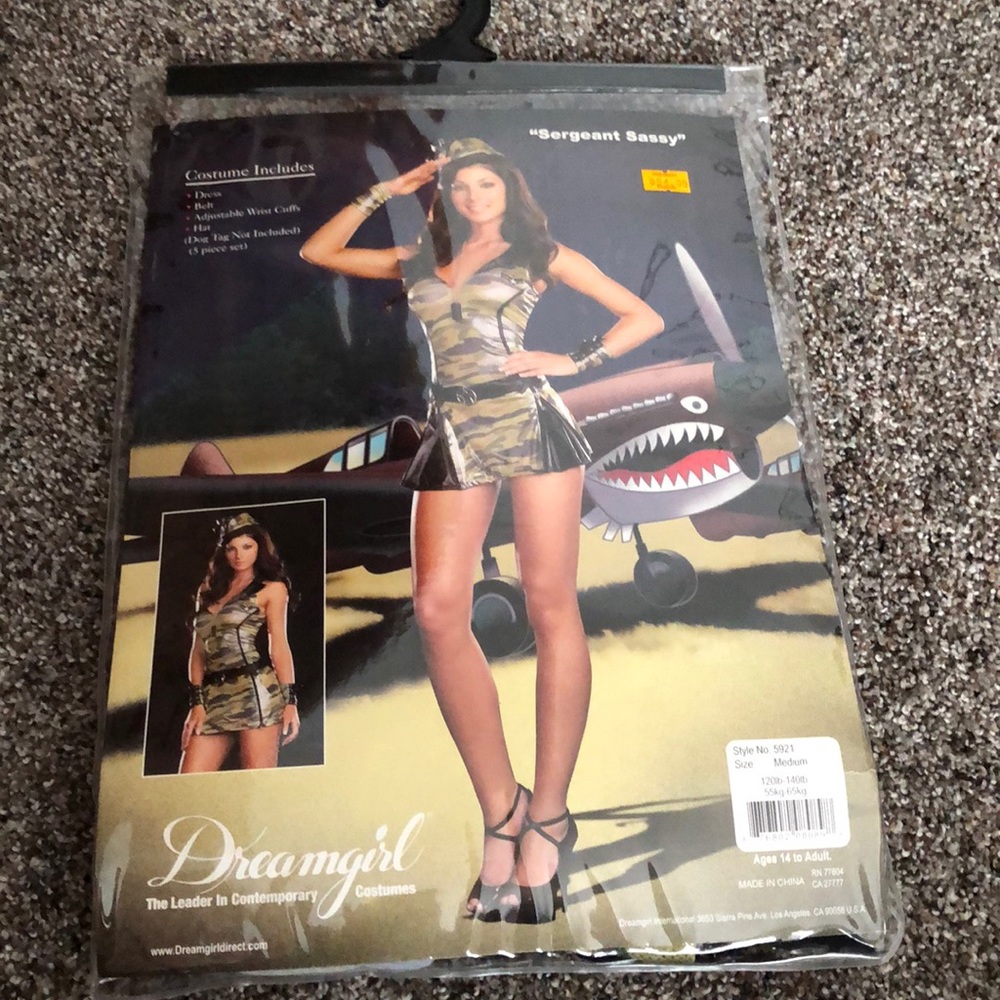 Dreamgirl army costume